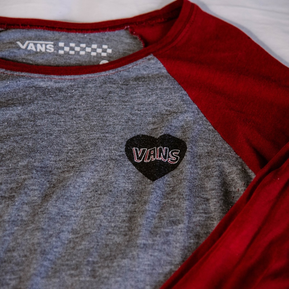 VANS Baseball Style Long Sleeve Shirt